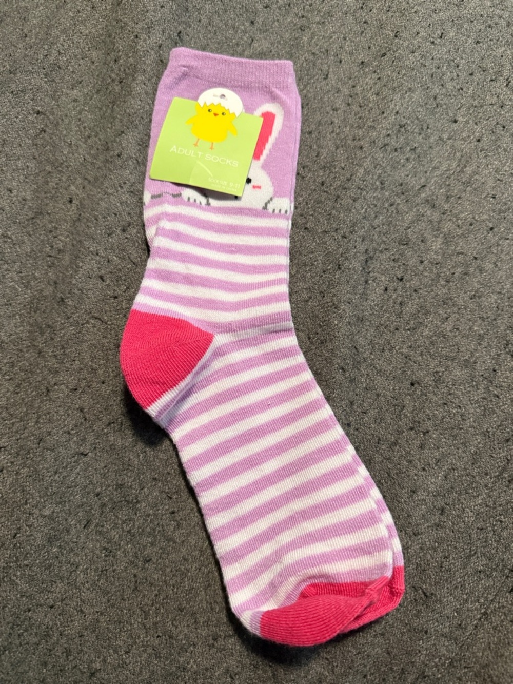 Bunny socks, NWT, 9-11